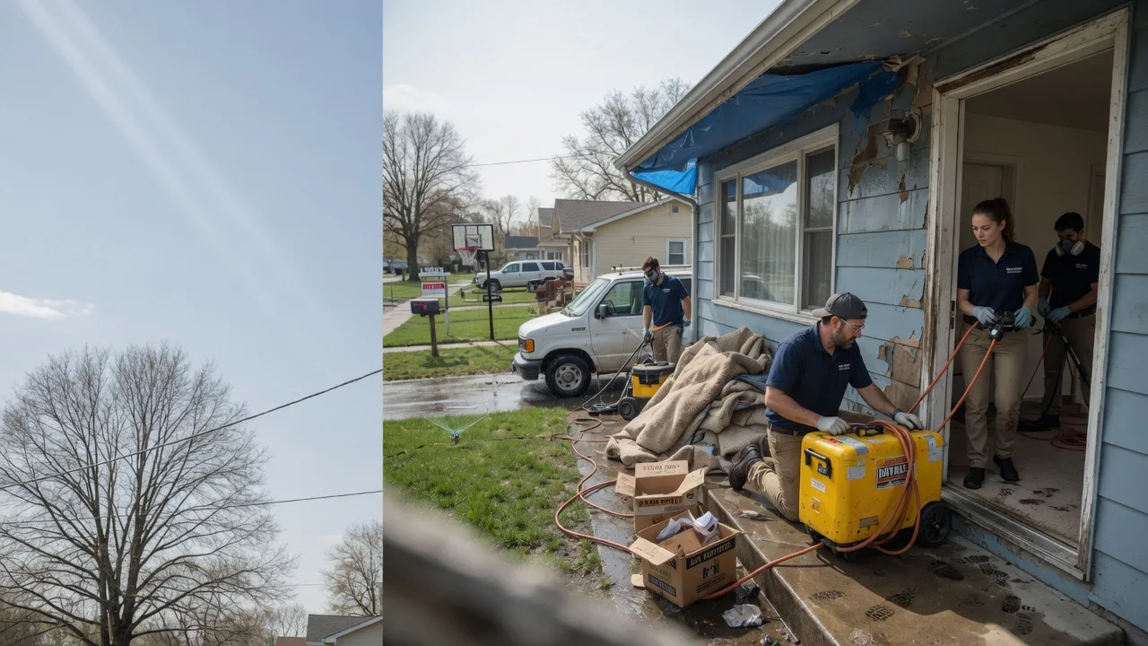 Basement Flood Cleanup in Manchester, IA near me